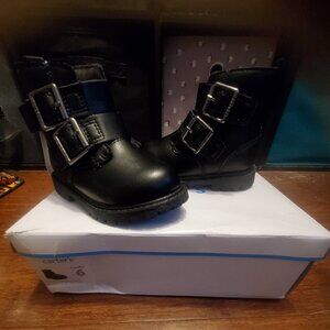 *NEW* Carter's Sz. 6 Toddler Girls Double Buckle Boots